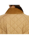 Diamond Quilted Nylon Jacket Beige - BURBERRY - BALAAN 11