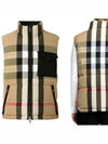 Reversible Check Nylon Padding Vest Archive Beige - BURBERRY - BALAAN 2