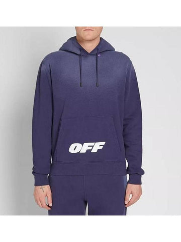 Logo Hooded Sweatshirt OMBB034E18192003 3001 - OFF WHITE - BALAAN 1