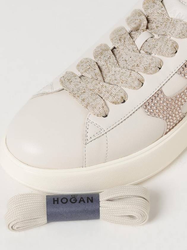 Sneakers Hogan in pelle con logo di strass - HOGAN - BALAAN 4