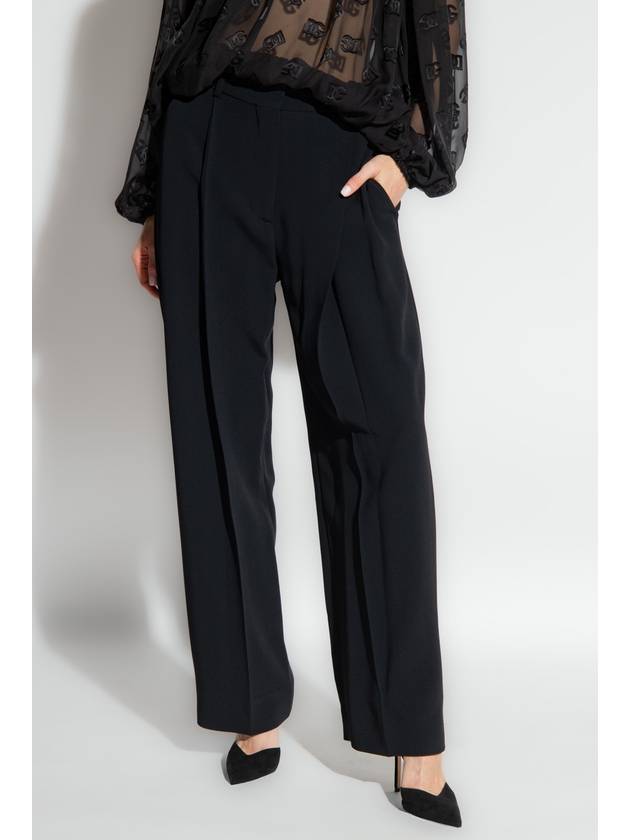 Victoria Beckham Pleat-front Trousers, Women's, Black - VICTORIA BECKHAM - BALAAN 3