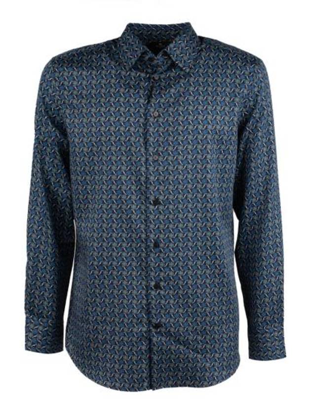 long sleeve shirt 129085720200 BLUE - ETRO - BALAAN 1