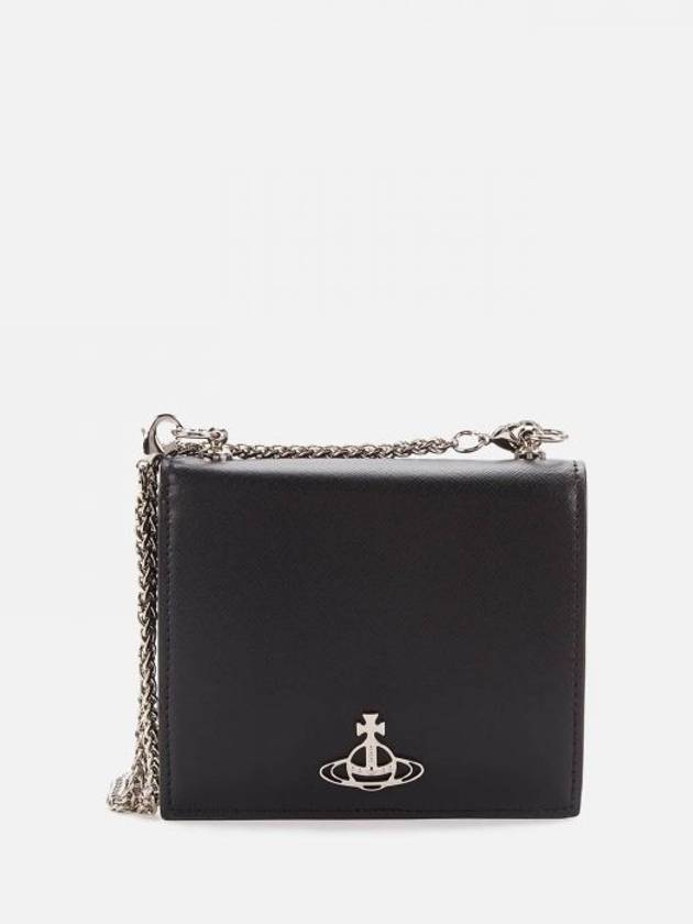 derby chain wallet black - VIVIENNE WESTWOOD - BALAAN.