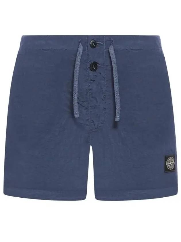 Swimming Nylon Trunk Shorts Avio Blue - STONE ISLAND - BALAAN 2