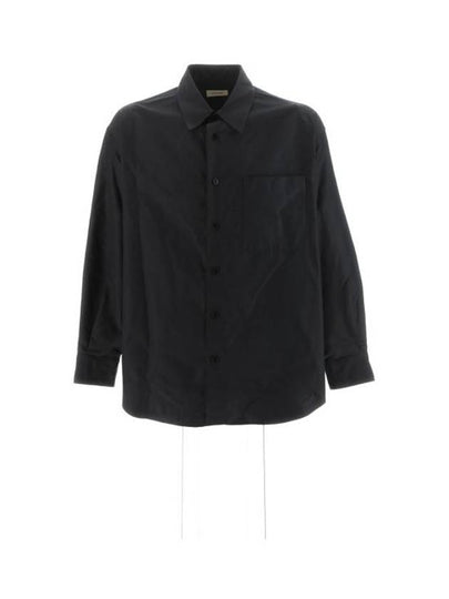 Relaxed Silk Shirt Black - LEMAIRE - BALAAN 2