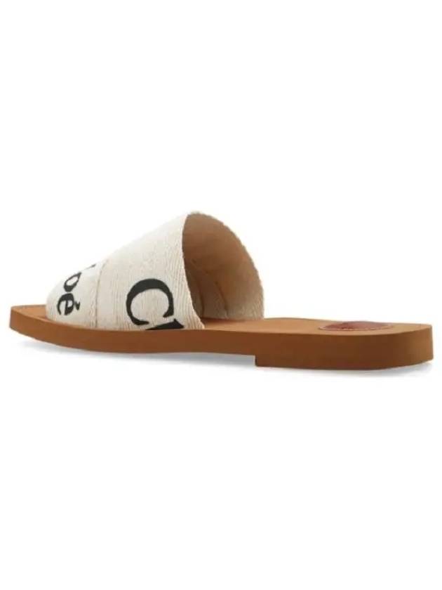 Woody Logo Print Mule White CHC19U1880810136W - CHLOE - BALAAN 5