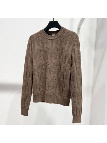 Women s Knit H Logo Wool Long Sleeve Sweater Etope - HERMES - BALAAN 1