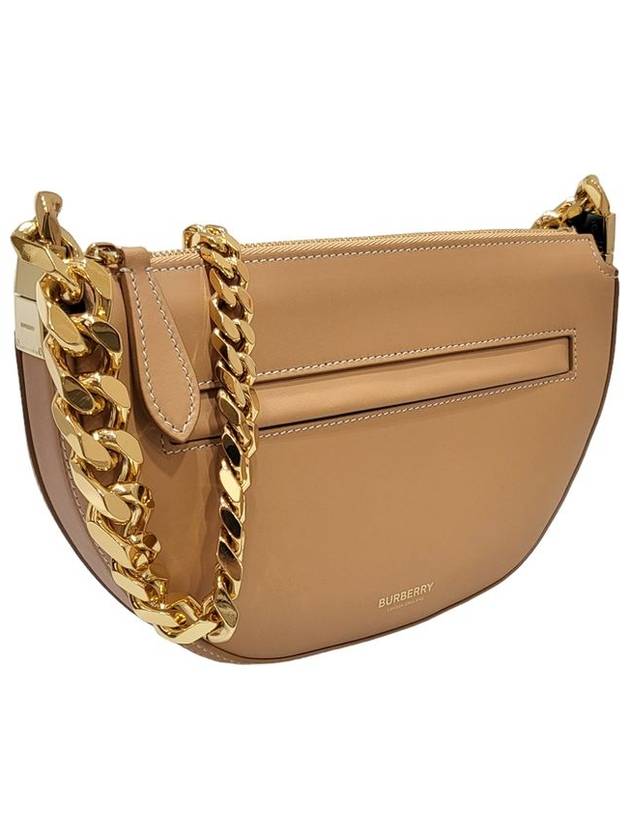 Women s 8051485 Olympia Warm Sand Leather Gold Chain Mini Shoulder Bag - BURBERRY - BALAAN 2