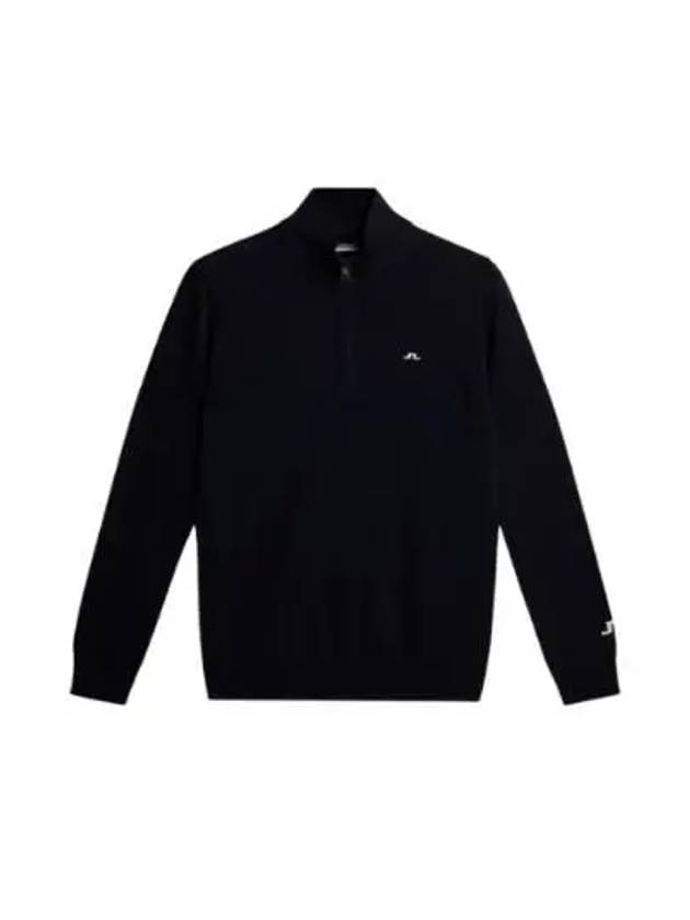 Kian Half Zip-Up Knit Top Navy - J.LINDEBERG - BALAAN 2