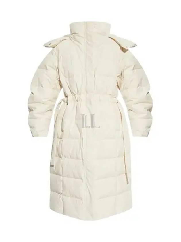 Quilted Puffer Coat White - GANNI - BALAAN 2