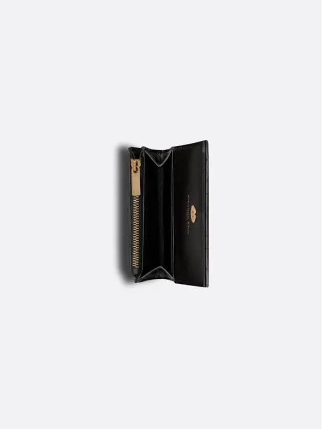 Caro XS Supple Cannage Calfskin Card Wallet Black - DIOR - BALAAN 4