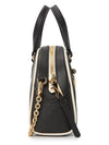 Williamsburg Small Pebbled Leather Satchel Tote Bag Black - MICHAEL KORS - BALAAN 4