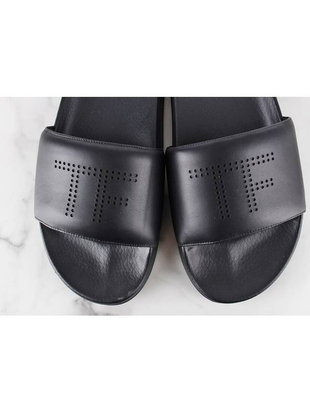 TF logo sandal slippers black 9 280 - TOM FORD - BALAAN 8