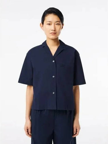 Women s Overfit Poke Short Sleeve Shirt CF6918 54G 166 Domestic Product GQ2N24040354816 - LACOSTE - BALAAN 1