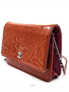 Patent camellia woc cross bag - CHANEL - BALAAN 3