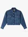 Sainters Crop Denim Jacket Stonewashed Indigo - A.P.C. - BALAAN 2