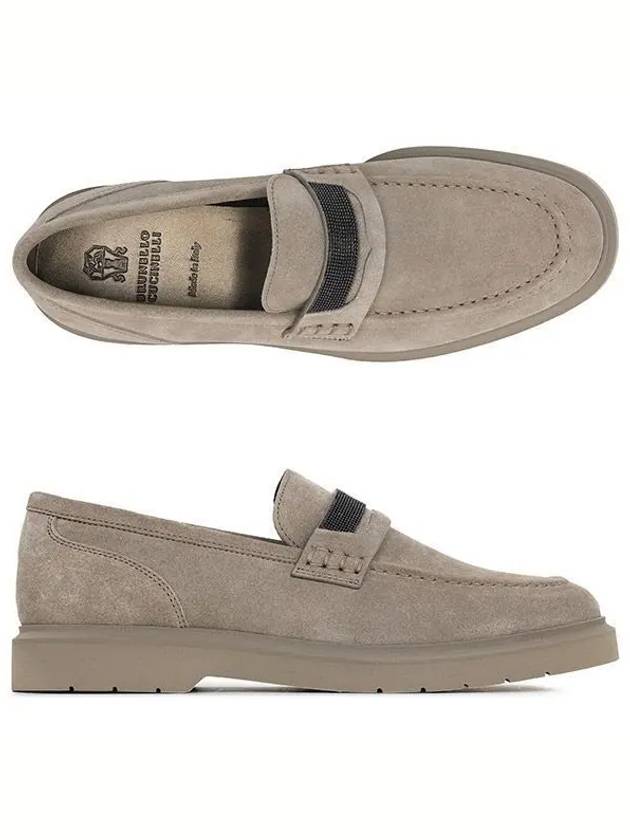 Monili Suede Penny Loafers Brown - BRUNELLO CUCINELLI - BALAAN 2