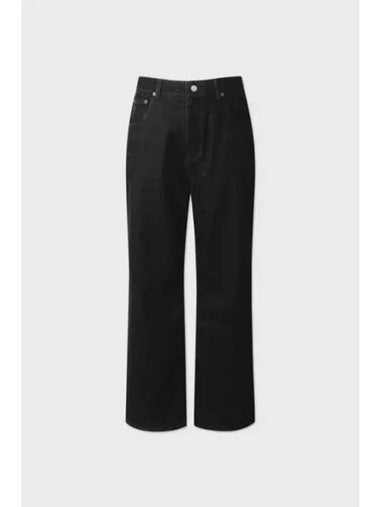 Signature wide fit washing denim pants BLACK - IRO - BALAAN 1