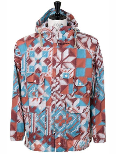 Atlantic parka cotton Islamic tile print - ENGINEERED GARMENTS - BALAAN 1