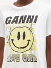 Women's Love Club Short Sleeve T-Shirt White - GANNI - BALAAN 4