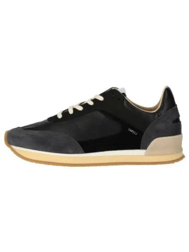 Dash Low Nappa Suede Sneakers Black Clay - SPALWART - BALAAN 1