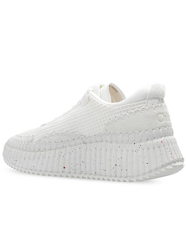 Chloé Nama’ Sneakers, Women's, White - CHLOE - BALAAN 5