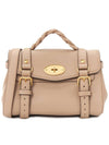 Alexa Heavy Grain Mini Tote Bag Beige - MULBERRY - BALAAN 2