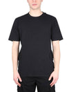 Lens Side Pocket Short Sleeve T-Shirt Black - CP COMPANY - BALAAN 1