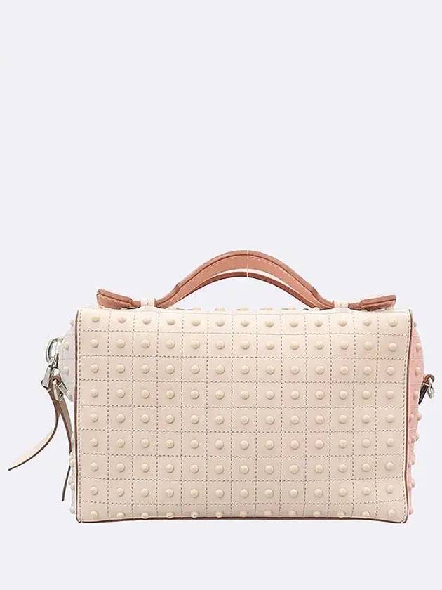 XBWDONH9100 Pink color leather Gomino mini tote bag shoulder strap 2WAY - TOD'S - BALAAN 2