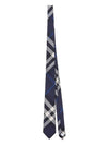 Classic Cut Check Silk Tie Navy - BURBERRY - BALAAN 2