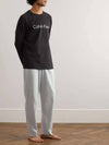 Underwear Logoprint cottonblend jersey pajama set - CALVIN KLEIN - BALAAN 5