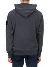 Compass Badge Cotton Hoodie Dark Grey - STONE ISLAND - BALAAN 5