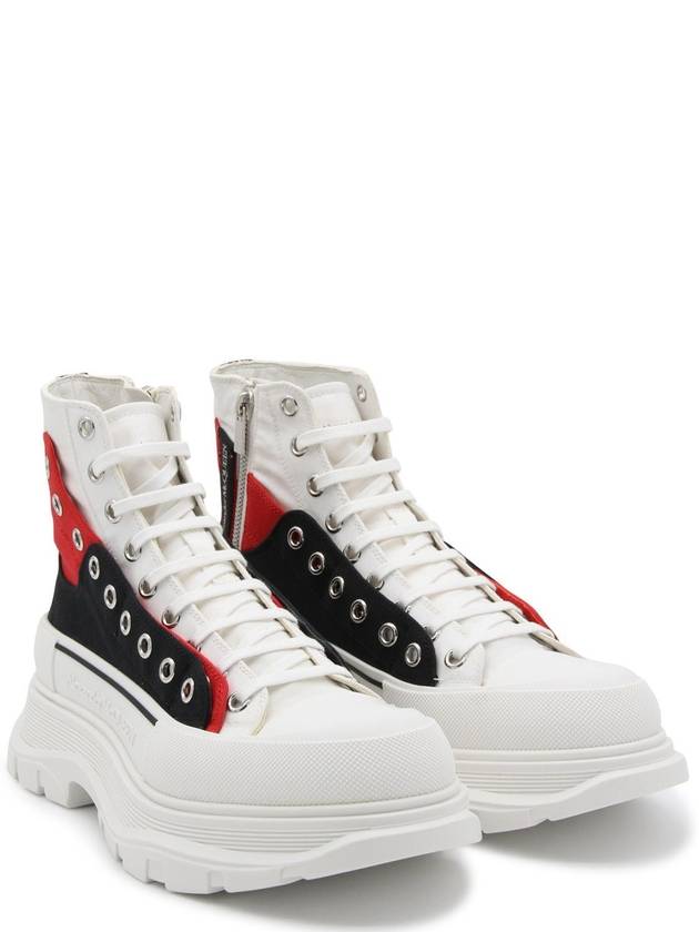 color-block tread slick high-top sneakers - ALEXANDER MCQUEEN - BALAAN 3