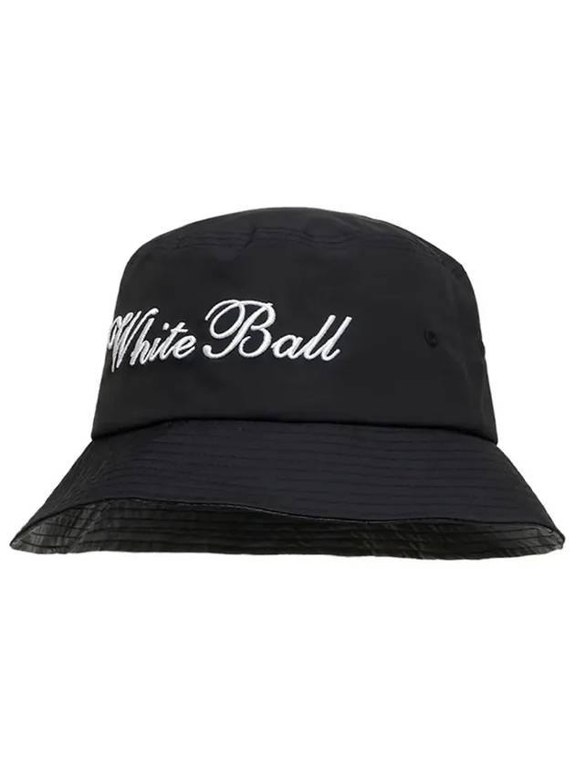 Golf Wear Golf Unisex Basic Bucket Hat WB21FAMC02BK Black - WHITEBALL - BALAAN 3