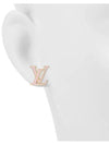 LV Iconic Enamel Earrings Gold - LOUIS VUITTON - BALAAN 3