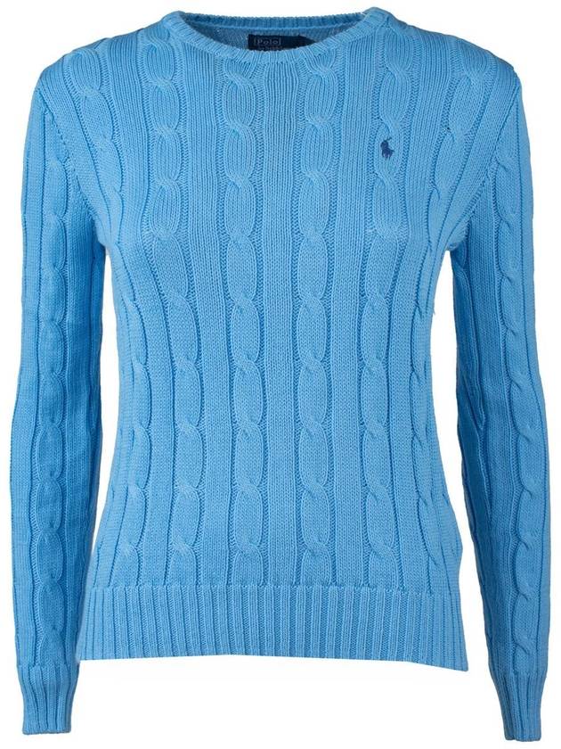 Ralph Lauren Plaited Cotton Crewneck Pullover - RALPH LAUREN - BALAAN 1