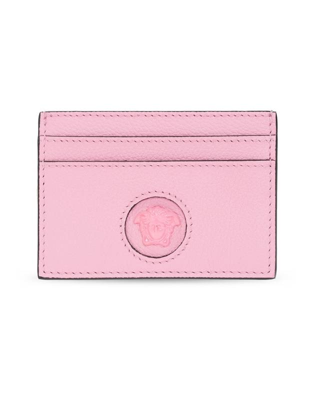 Medusa Leather Card Wallet Pink - VERSACE - BALAAN 1