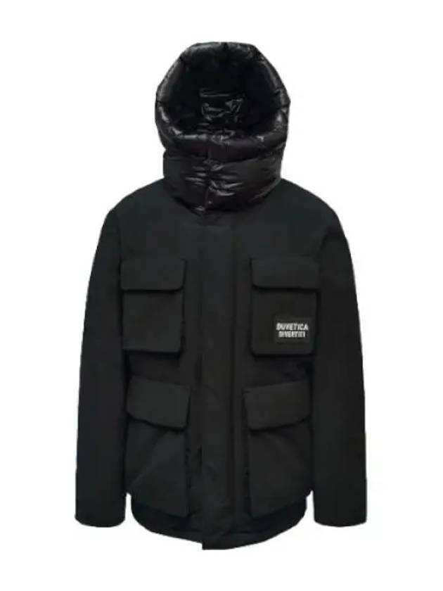 Ramporo black men s outerwear padding - DUVETICA - BALAAN 1