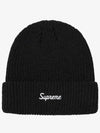 loose gauge beanie black FW24BN28 - SUPREME - BALAAN 1