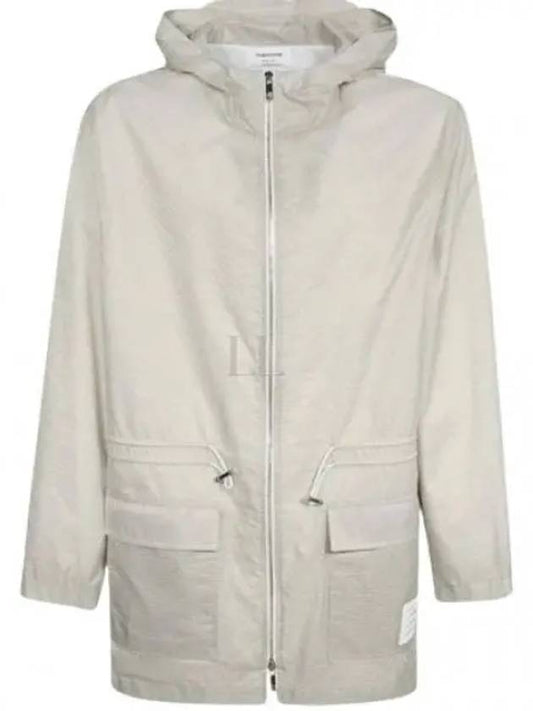 Men's Nylon Ripstop Jacket Grey - THOM BROWNE - BALAAN 2