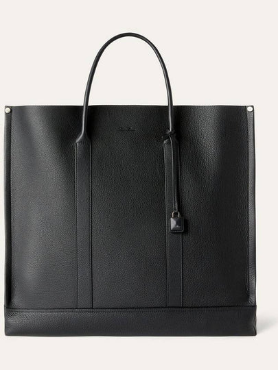 Men's Beam Small Tote Bag Calfskin Black - LORO PIANA - BALAAN 2