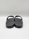 Rubber GG Slippers Black - GUCCI - BALAAN 4