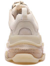 Triple S Clear Sole Low Top Sneakers Beige - BALENCIAGA - BALAAN 5