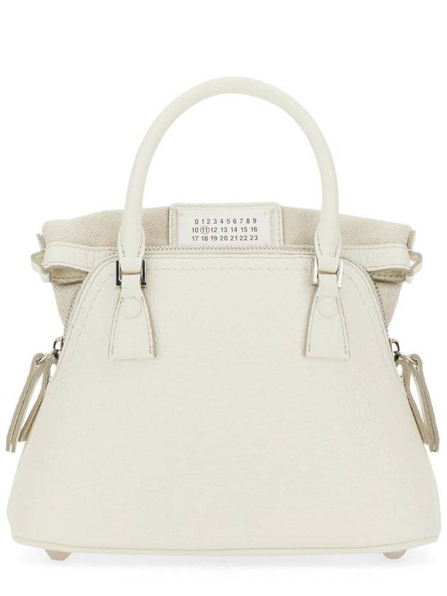 5AC Classique Micro Tote Bag White - MAISON MARGIELA - BALAAN 8