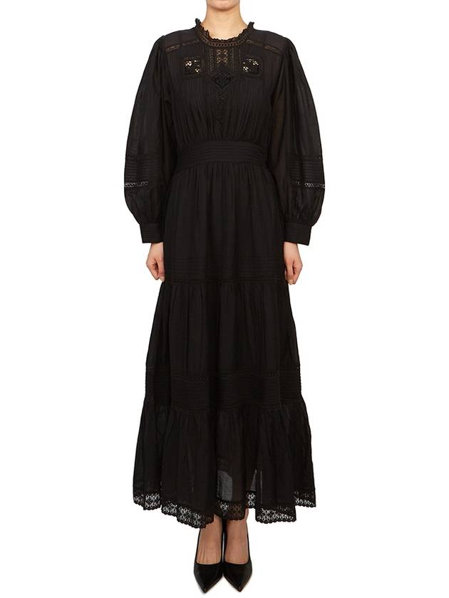 Women's Clay Long Dress Black - VANESSA BRUNO - BALAAN 1