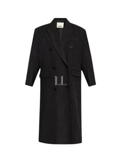 Lexana Trench Coat Navy - ISABEL MARANT - BALAAN 2