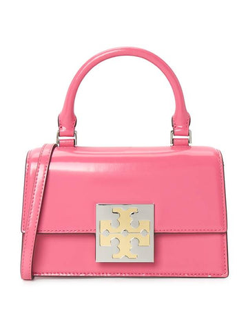 Bonbon Spazzolato Top Handle Mini Cross Bag Pink - TORY BURCH - BALAAN 1