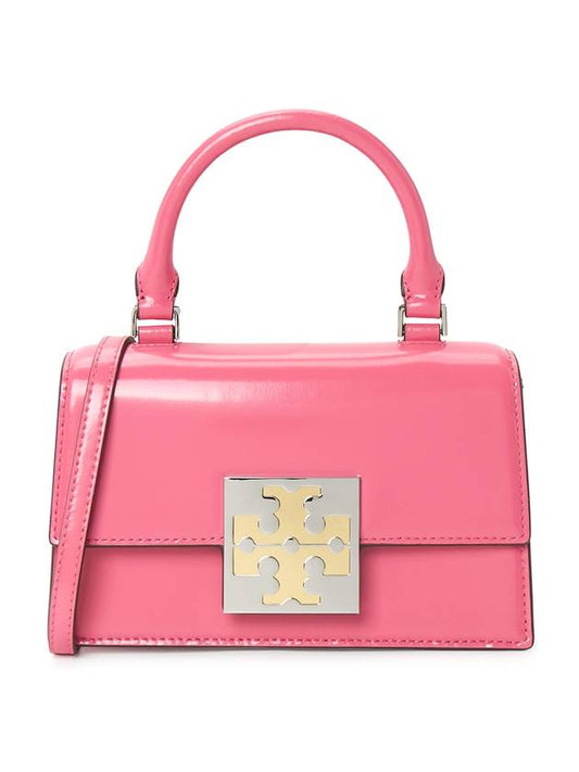 Bonbon Spazzolato Top Handle Mini Cross Bag Pink - TORY BURCH - BALAAN 2