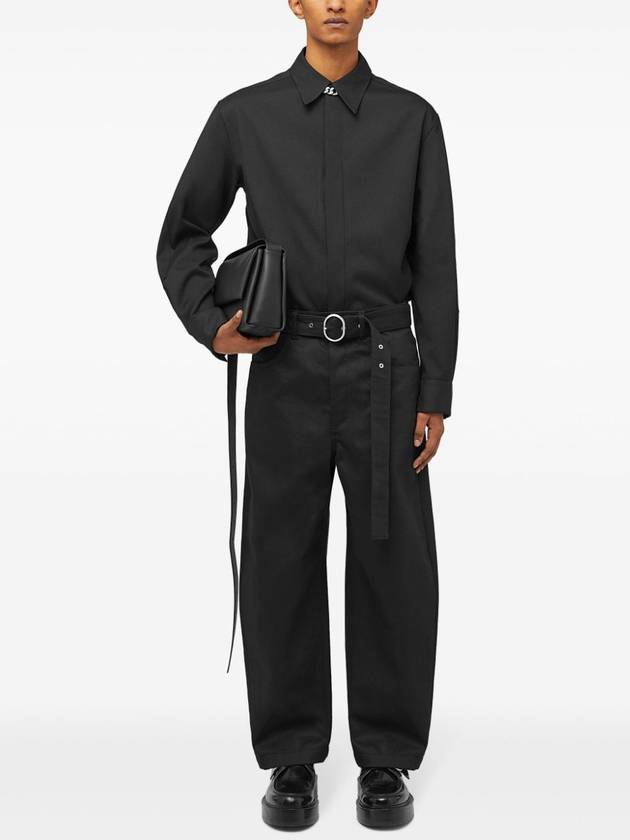 Jil Sander Trousers Black - JIL SANDER - BALAAN 3