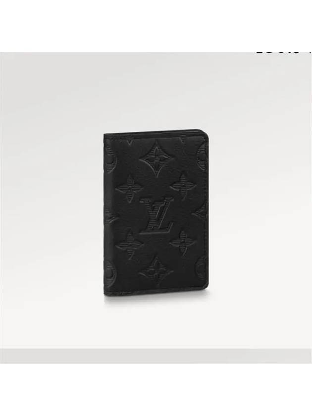 Monogram Shadow Pocket Organizer Card Wallet Black - LOUIS VUITTON - BALAAN 2